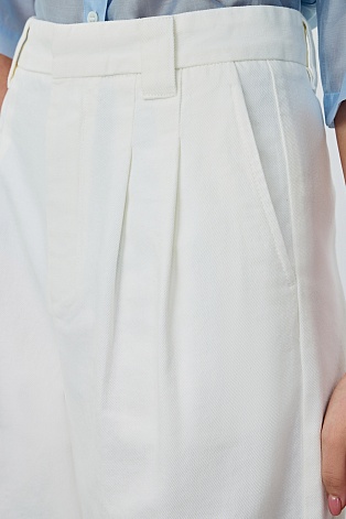 Хлопковые бермуды, молочные