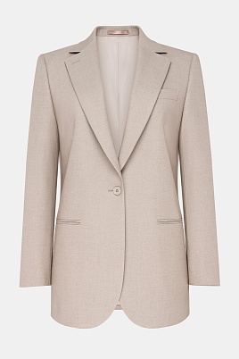 Удлиненный жакет, бежевый MILA