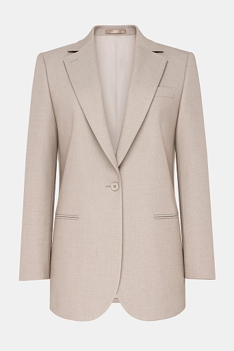 Удлиненный жакет, бежевый MILA