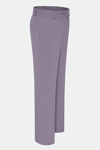 Прямые брюки со стрелками, лавандовые MARIA