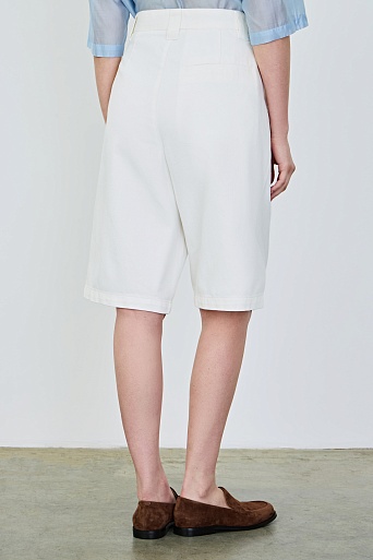 Хлопковые бермуды, молочные