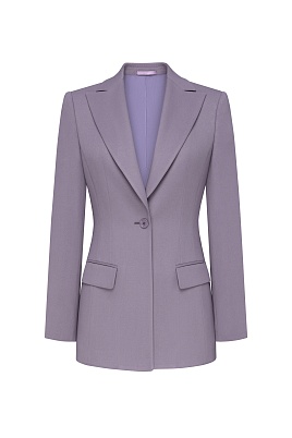 Жакет на одной пуговице, цвет фиолетовый FLORENCE