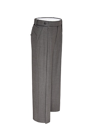 Широкие серые брюки
