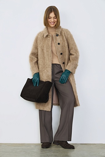 Замшевая сумка-шоппер