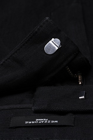 Хлопковые бермуды, черные