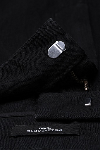 Хлопковые бермуды, черные