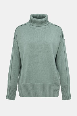 Свитер с кашемиром, цвет шалфей