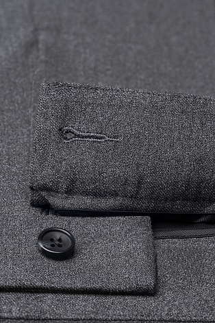 Прямые брюки со стрелками, темно-серые