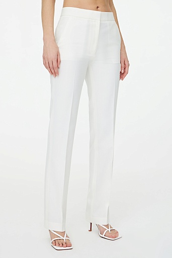 Белые прямые брюки STELLA II