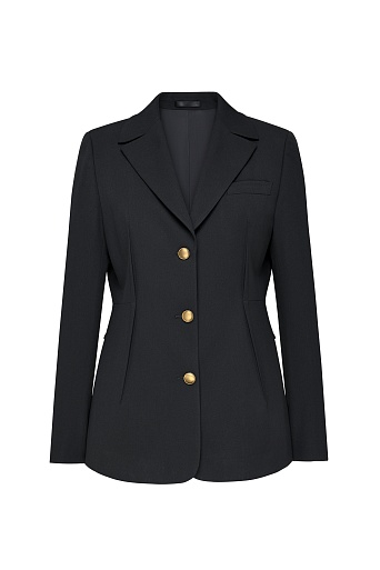 Жакет на пуговицах, черный
