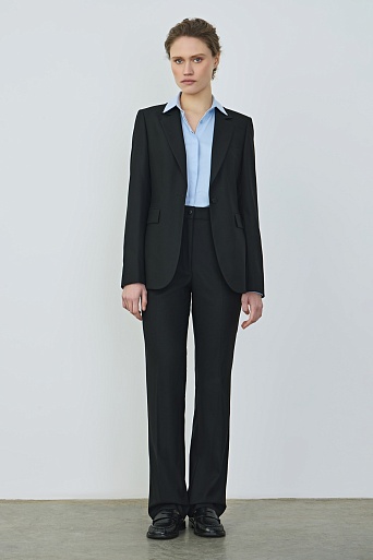 Костюмные брюки, черные