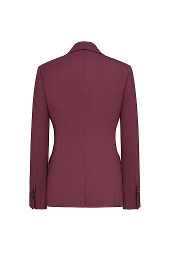 Приталенный жакет на двух пуговицах, винный AGATHA