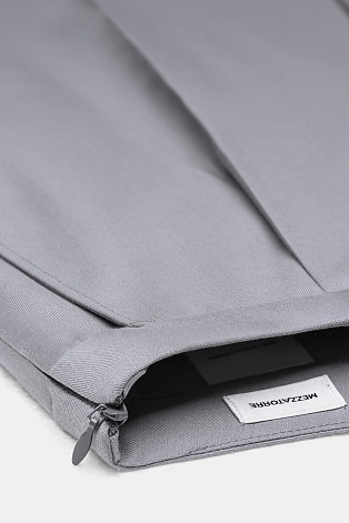 Прямые брюки со стрелками, серые