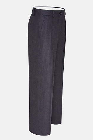 Широкие костюмные брюки со стрелками