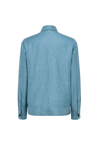 Жакет на пуговицах, синий