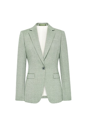 Серый пиджак в синюю клетку SMOKING II