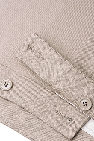 Зауженные брюки со стрелками, цвет бежевый EMMY