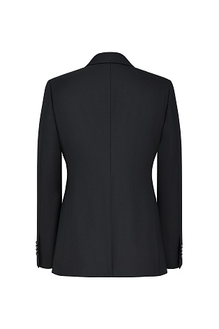 Жакет на одной пуговице, черный