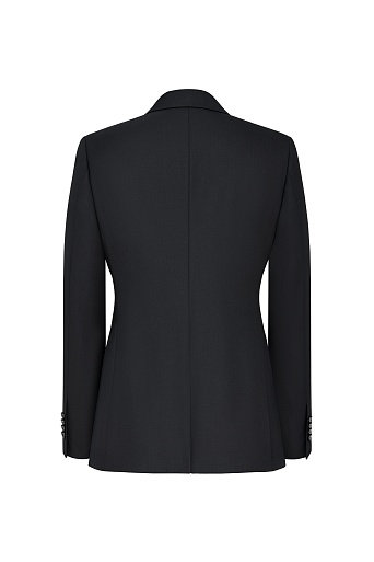 Жакет на одной пуговице, черный