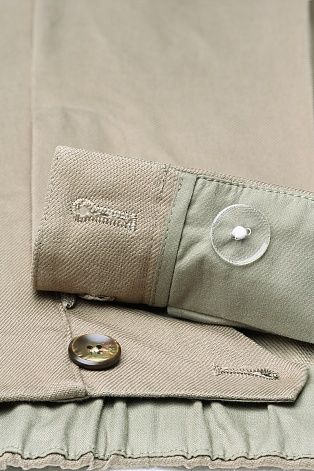 Прямые брюки со стрелками, цвет серо-бежевый