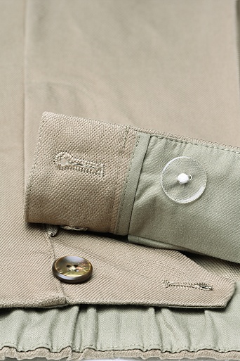 Прямые брюки со стрелками, цвет серо-бежевый