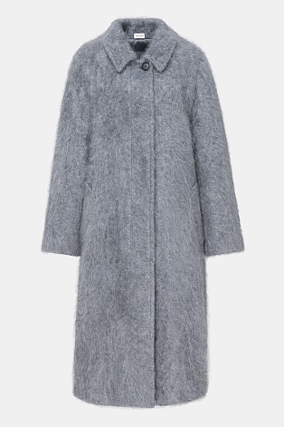 Кашемировое пальто, серое