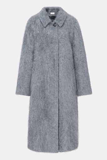 Кашемировое пальто, серое