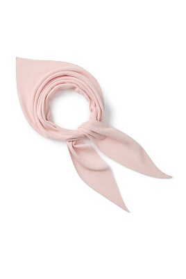 Нежно-розовый платок с кашемиром