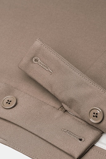 Зауженные брюки со стрелками, цвет бежевый EMMY