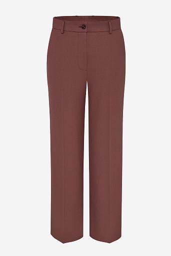 Прямые костюмные брюки со стрелками, темно-розовые LUCIA