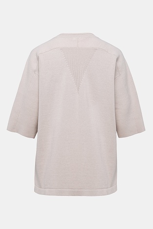 Джемпер с рукавом три четверти, кремовый