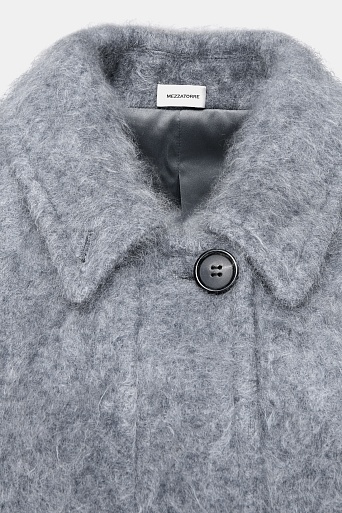 Кашемировое пальто, серое