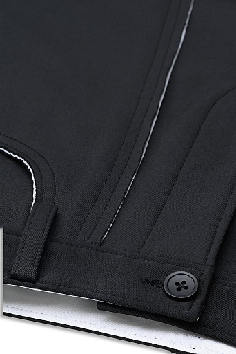 Черные широкие брюки