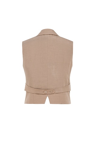 Костюмный жилет, коричневый Lilly