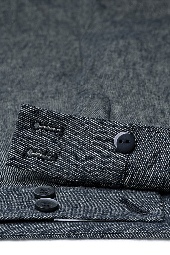 Прямые свободные брюки, темно-серые