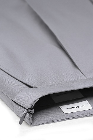 Прямые брюки со стрелками, серые