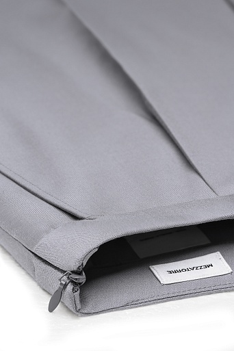 Прямые брюки со стрелками, серые