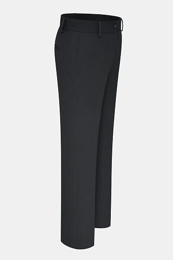 Прямые костюмные брюки, черные
