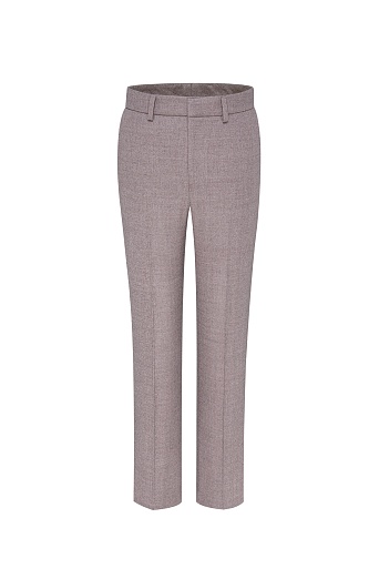 Костюмные брюки со стрелками, розовые