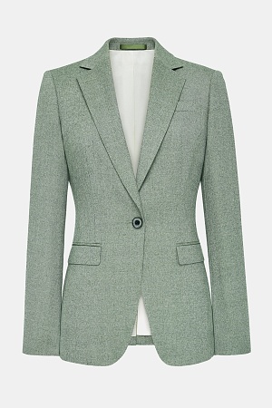 Серый пиджак в синюю клетку SMOKING II