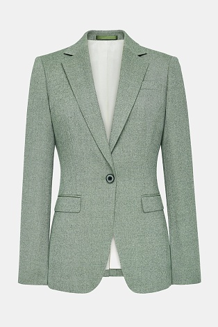 Приталенный жакет на одной пуговице MIRA