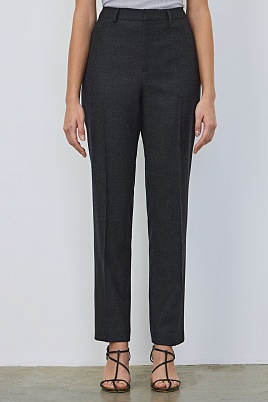 Зауженные брюки со стрелками, темно-серый меланж ANNIKA