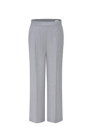 Прямые брюки со стрелками, серые