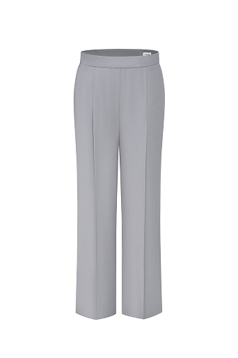 Прямые брюки со стрелками, серые