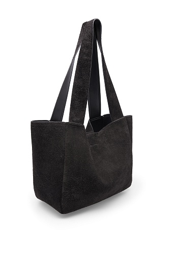 Черная замшевая сумка