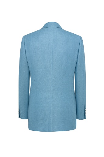 Двубортный пиджак, цвет голубой KINSLEY
