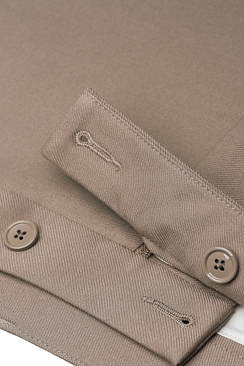 Зауженные брюки со стрелками, цвет бежевый EMMY