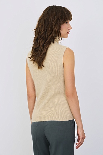 Топ без рукавов, песочный