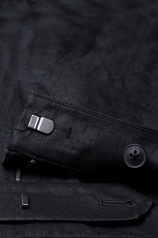 Костюмные текстурные брюки, черные