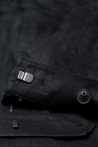 Костюмные текстурные брюки, черные